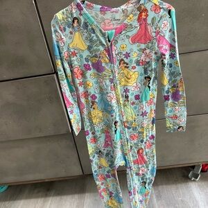 Posh Peanut Princess Convertible Bamboo Footie Romper 2T. NWT